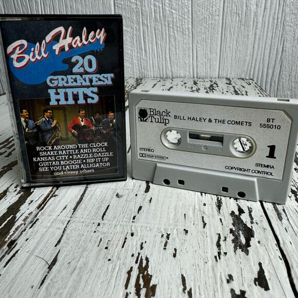 Bill Haley 20 Greatest Hits Cassette Tape Rockabilly Rock & Roll Vintage Swing - Picture 1 of 5